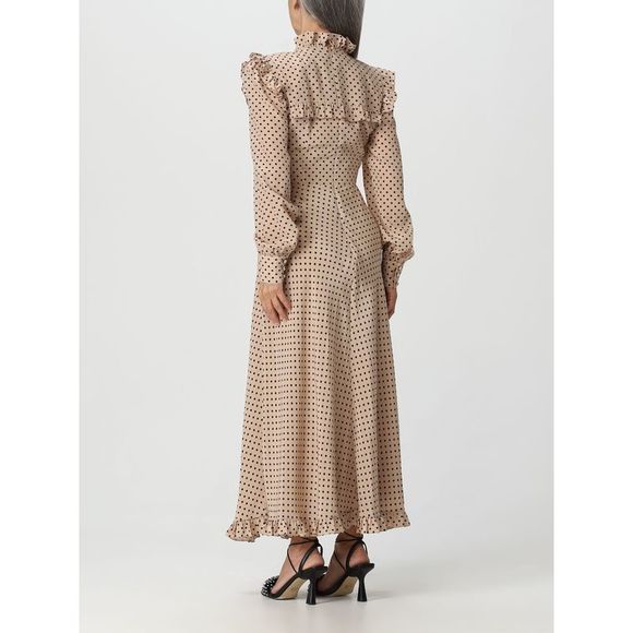 Alessandra Rich Dress Woman Beige - Picture 2 of 2